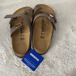 Birkenstock Sandals, New without tags, size 4/35, Medium width, color Mocca.